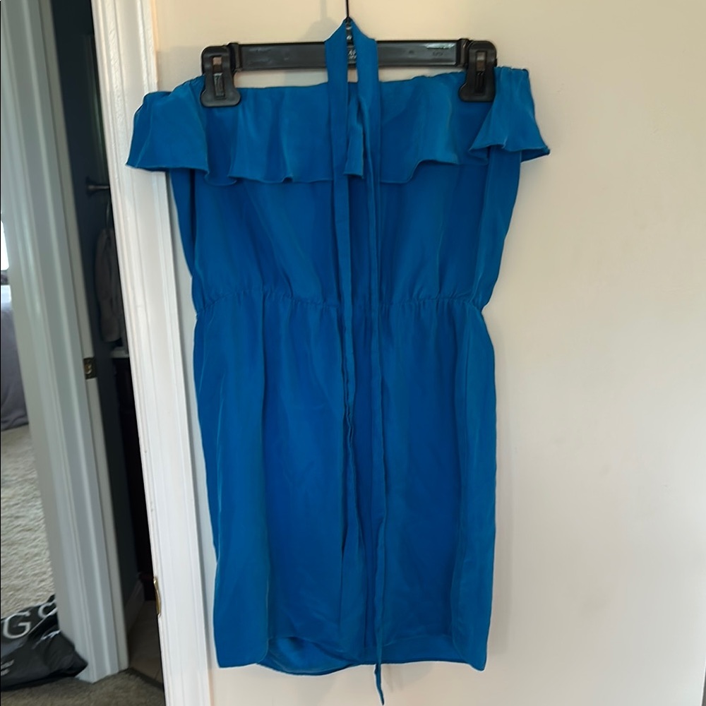 Amanda Uprichard Blue Sundress